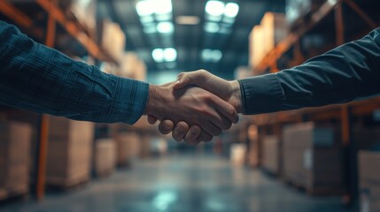 Handshake in a Warehouse