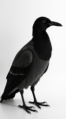 Fototapeta premium Tranquil Elegance: Minimalist Black and White Abstract Composition