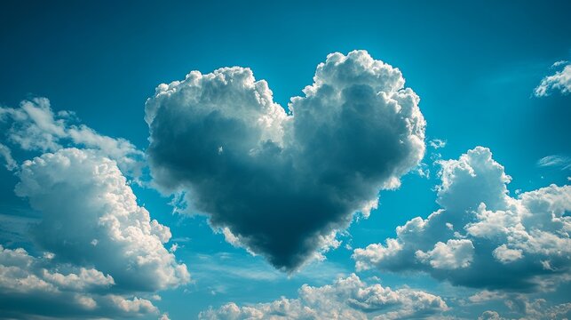 Cloud in the shape of a heart