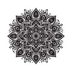 Mandala Pattern Stencil doodles sketch