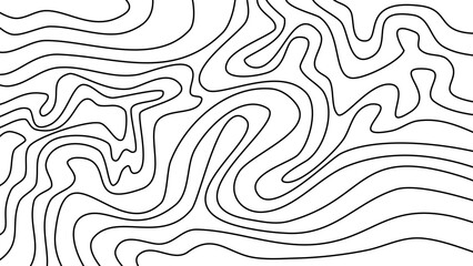 Topographic line contour map background