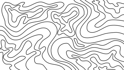 Topographic line contour map background