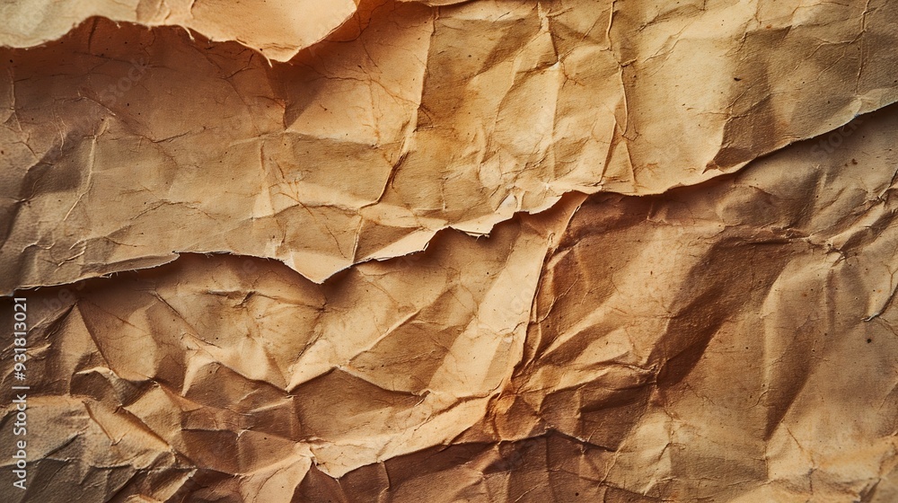 Poster old brown paper texture background : generative ai