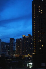 Fototapeta premium Night city bangkok