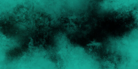 Black and teal pastel smoke abstract beautiful Background. Watercolor 5ea green grunge abstract painting stylist charming modern texture. Seamless Blue deep sea grunge texture vintage background.