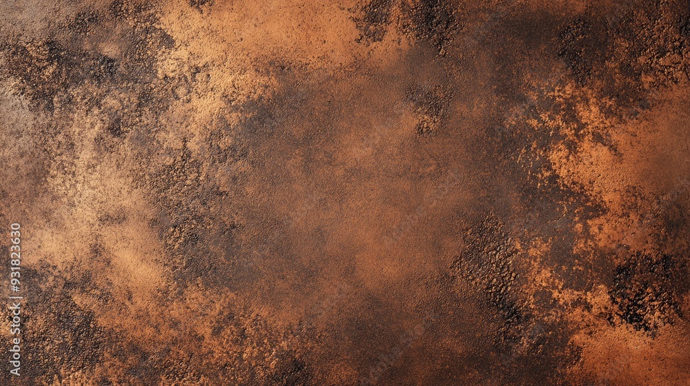 Poster rich brown concrete texture with detailed surface patterns, offering a luxurious feel for use in til