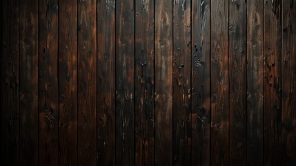 Naklejka premium Dark Wooden Plank Background
