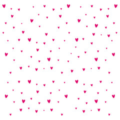 Sprinkle of Heart Pattern background