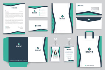 Corporate stationery template