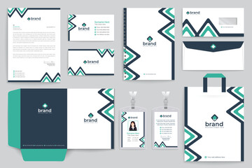 Corporate stationery template