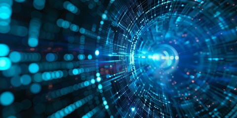 abstract blue technology background