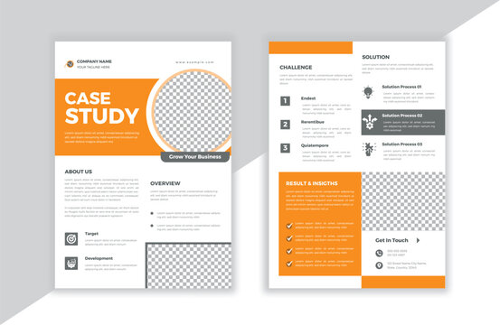 Case Study Business Document Layout