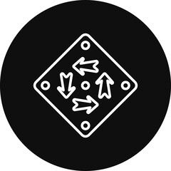 Rotating Arrows Vector Icon Design