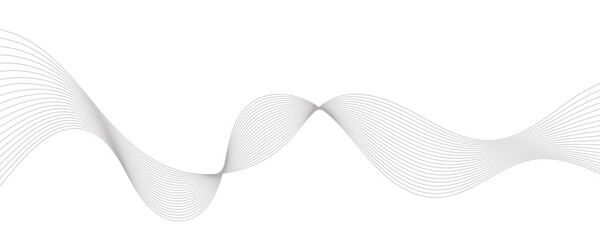 Abstract wave background. Wavy lines. Grey lines pattern.