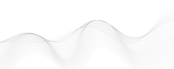 Abstract wave background. Wavy lines. Grey lines pattern.