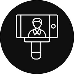 Vlogger Vector Icon Design