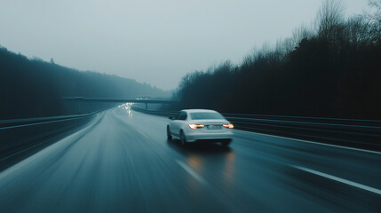 Driving on the highway