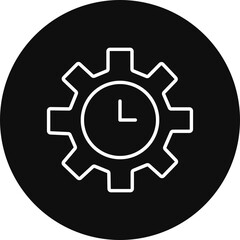 Time Management Vector Icon Design