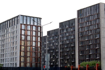 Several high-rise buildings stand close to each other.