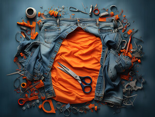 Gorgious High angle view of text on white background