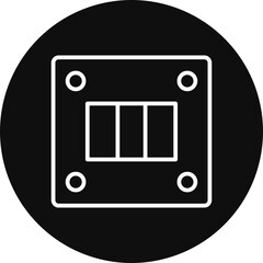 Power Switch Vector Icon Design