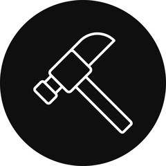 Hammer Vector Icon Design