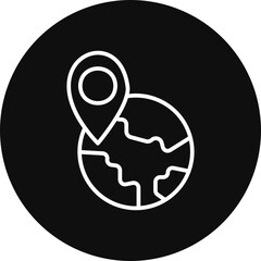 Globe Vector Icon Design