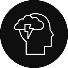 Anxiety Vector Icon Design