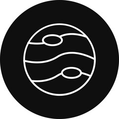 Jupiter Vector Icon Design