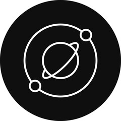 Orbit Vector Icon Design