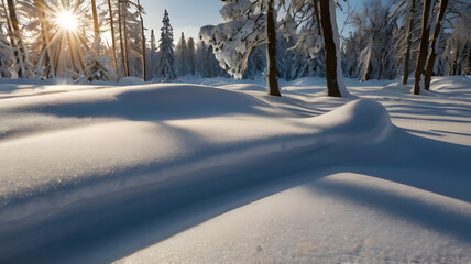 Obraz premium deep snow