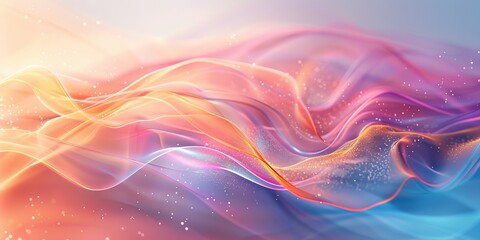 Fototapeta premium Design a subtle and elegant abstract background with a blend of pastel colors