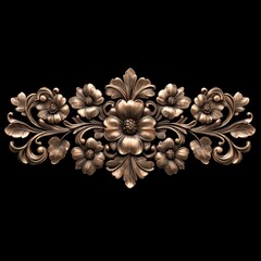 Elegant Floral Elements and Stylish Decorative Separators: Luxurious Botanical Designs for Wedding Invitations and Greeting Cards. Artistic Plant-inspired Embellishments for UI, Web Banners, and Poste