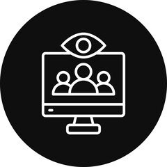Viewers Vector Icon Design