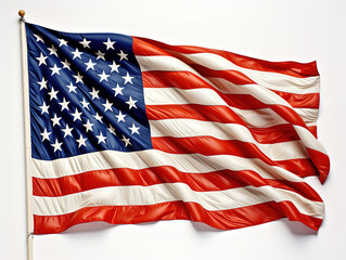 Fototapeta premium Gorgious Usa flag waving on the wind