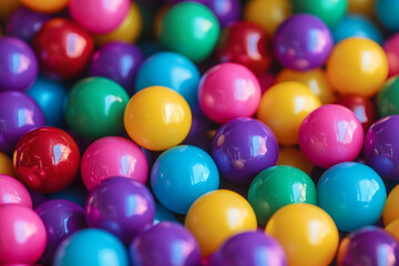 different colors of ball background for posting and status generated by AI