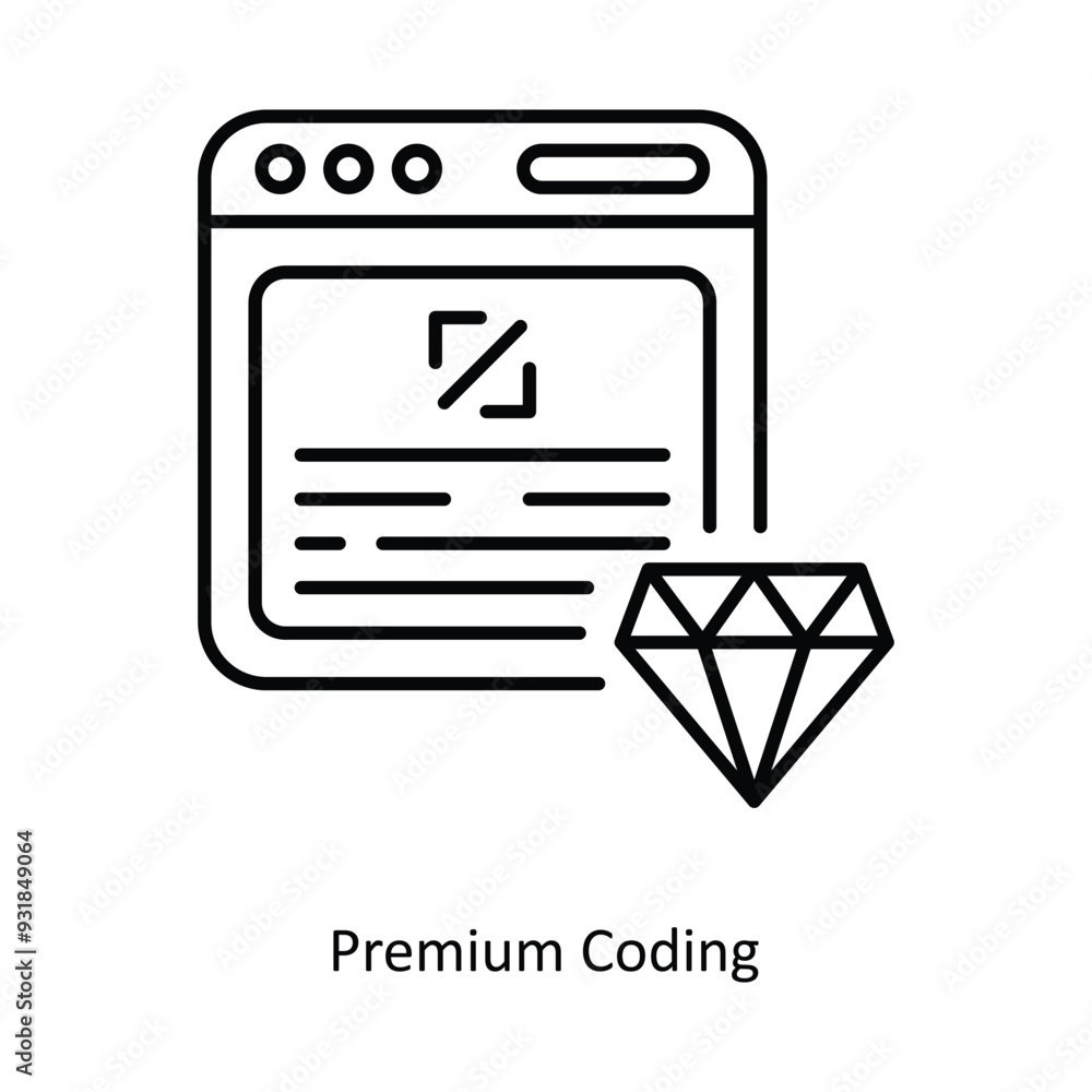 Poster premium coding vector filled outline icon design illustration. smart home and technology symbol on w