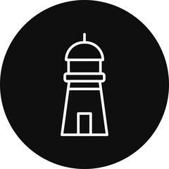 Lighthouse Vector Icon Design