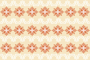 Oreintal Flora Damask Seamless pattern  embroidery, Indian style.  art ornament print.Design for carpet, cover,wallpaper, wrapping, fabric, clothing 