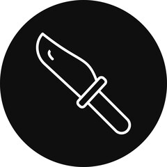 Knife Vector Icon Design