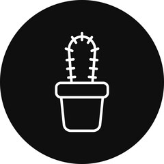 Cactus Vector Icon Design