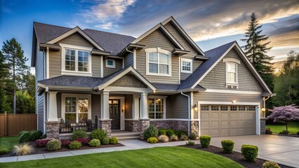 Suburban Bliss for a Growing Family: Spacious, inviting, neutral palette, family-friendly