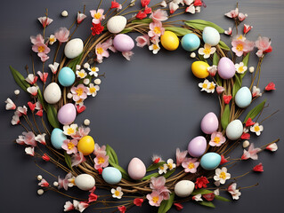 Amazing Hand drawn easter illustration