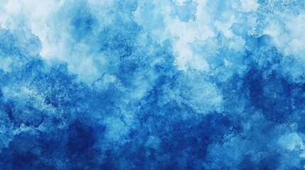 Blue watercolor wash background with subtle gradients and texture