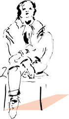 sketch model brush and color