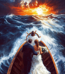 Jesus steers ship with married couple