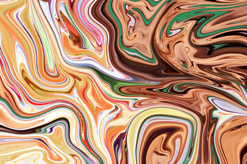 Marble ink colorful. multicolored marble pattern texture abstract background. can be used for background or wallpaper