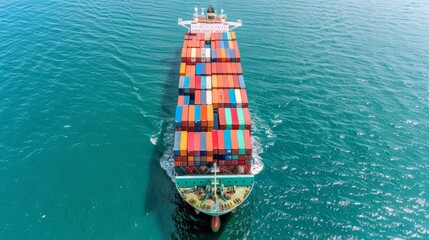 Cargo container ship