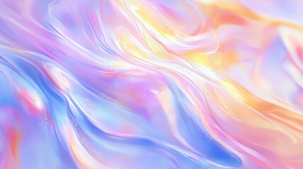 Obraz premium A soft and dreamy abstract background with flowing pastel colors, evoking sense of calm and tranquility. 