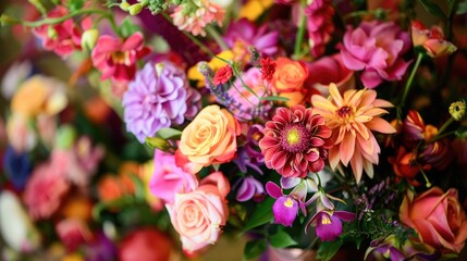 flower art The art of flower arranging and bouquets Florists showcase the beauty and symbolism of flowers through their designs.